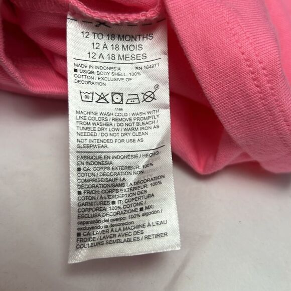 Janie and Jack 100048837 Girl Sunrise Pink Circle Trim Ruffle Top NWT - Picture 12 of 12